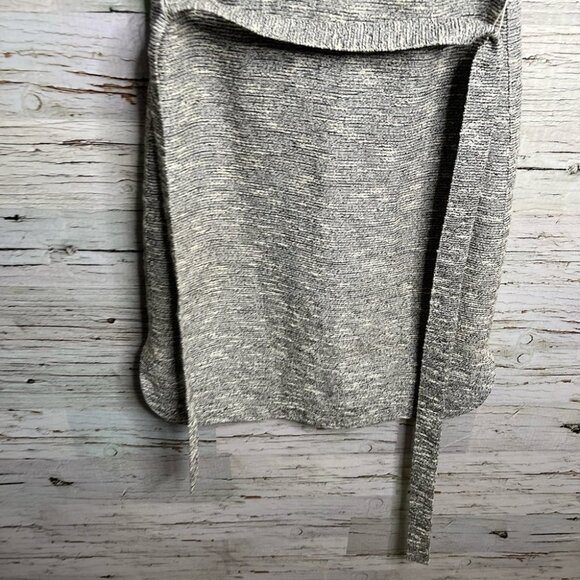 J. CREW Belted Dress Black  White Tweed gray size 0 - Picture 2 of 9